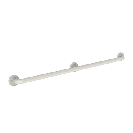 Newport Brass 45" L, Three Post, Solid Brass, 42" Grab Bar in Biscuit, Biscuit 1020-3942/65